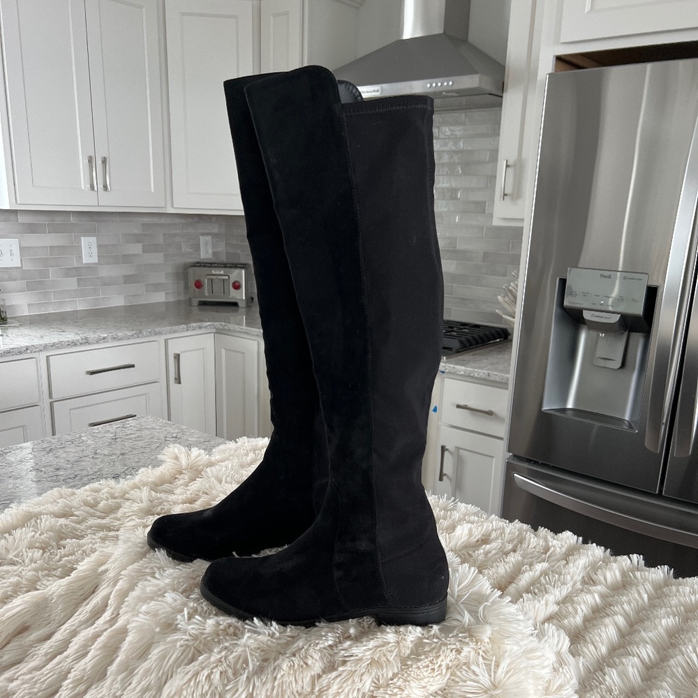 Unisa Women’s Faux Suede Over-the-Knee Boots Size 8